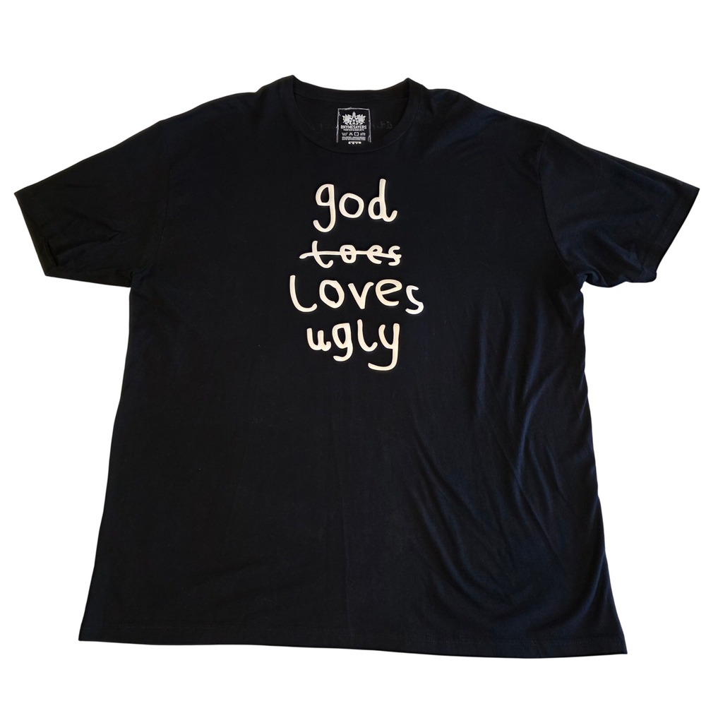 Atmosphere God Loves Ugly T Shirt XXL Black Rhymesayers Hip Hop Rap Tee USA